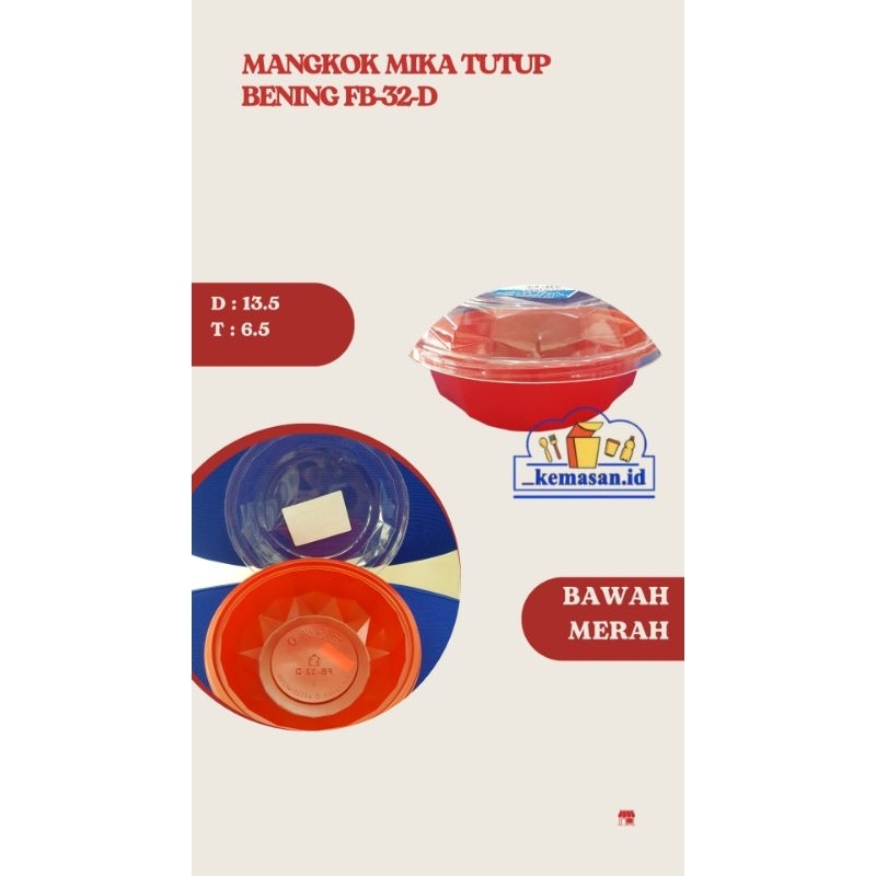 MANGKOK MIKA TUTUP BENING FB-32-D