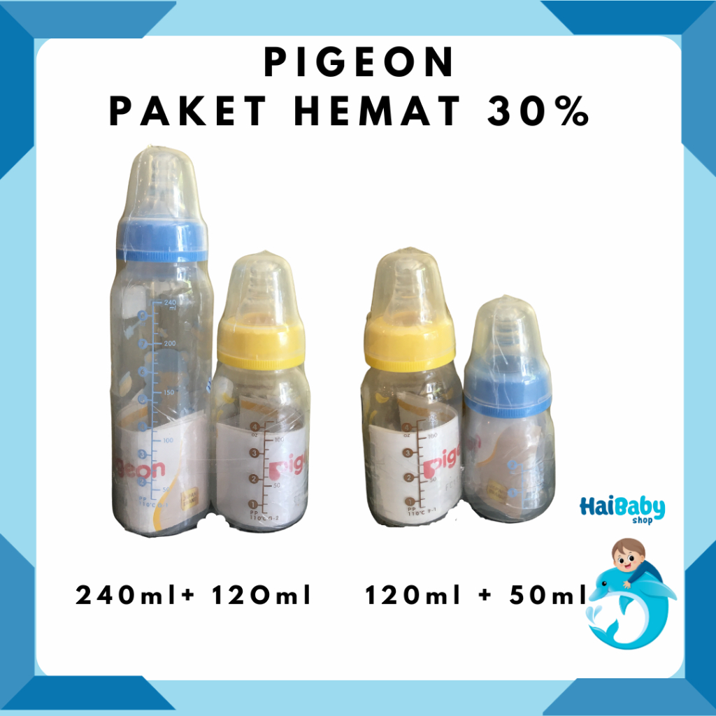 PIGEON PAKET HEMAT 30% - BOTOL DOT BAYI - B1G1