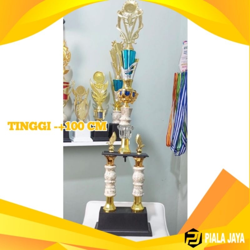 PIALA KAKI DUA MURAH SATUAN | PIALA TINGGI KAKI DUA | PIALA KEJUARAAN MODEL TINGGI