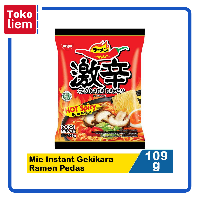 

Nissin Mie Instant Gekikara Ramen Pedas 109G