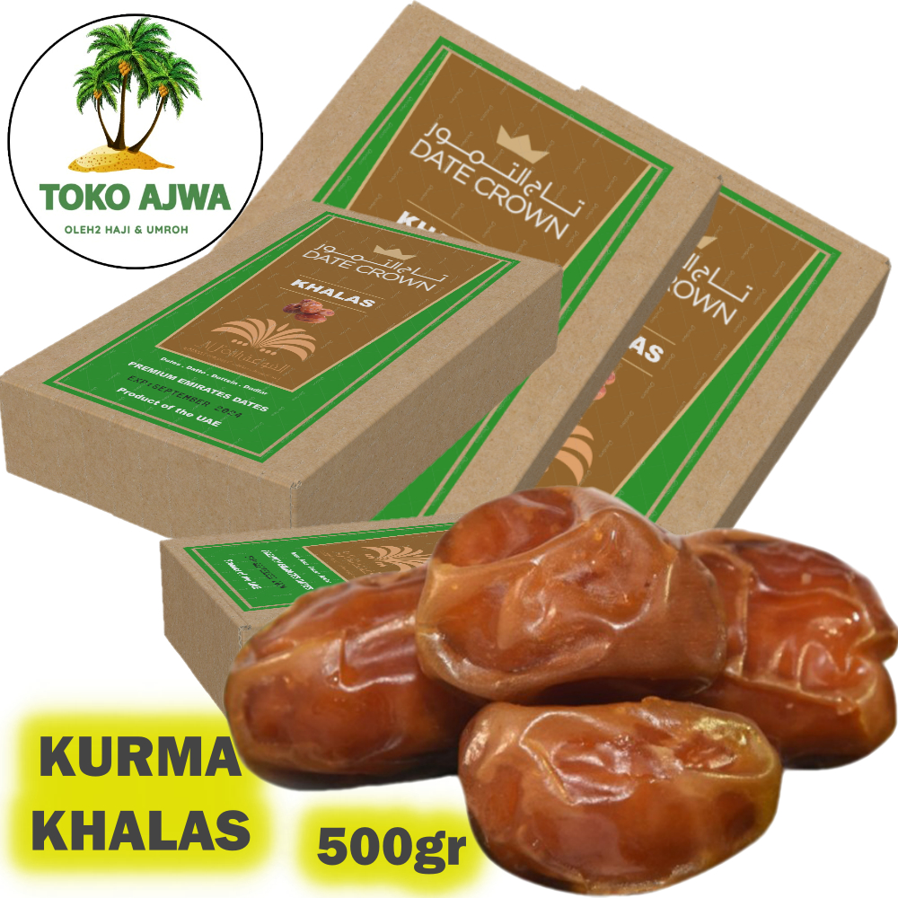 

Kurma Date crown khalas 500gr [kemasan dus]