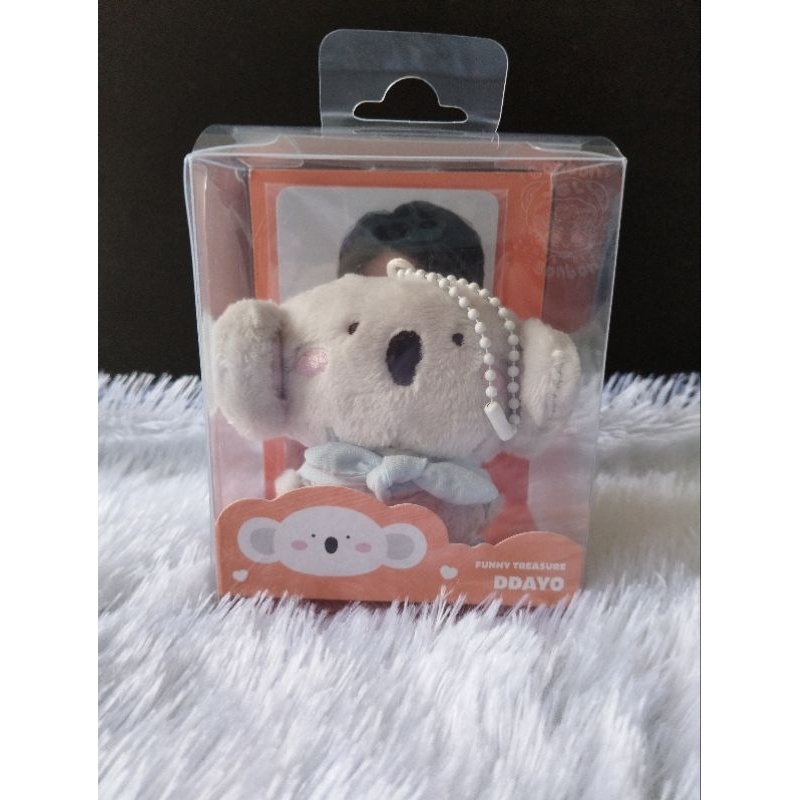 Plush Keyring Ddayo Treasure MD Funny + Photocard