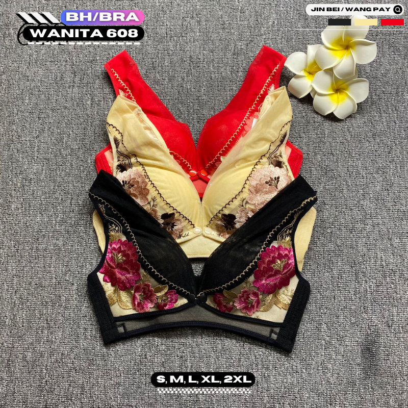 Bra Menyusui Jumbo Kancing Depan Tanpa Kawat Bh Menyusui Bahan Katun Bra Menyusui Kancing Depan Bayi