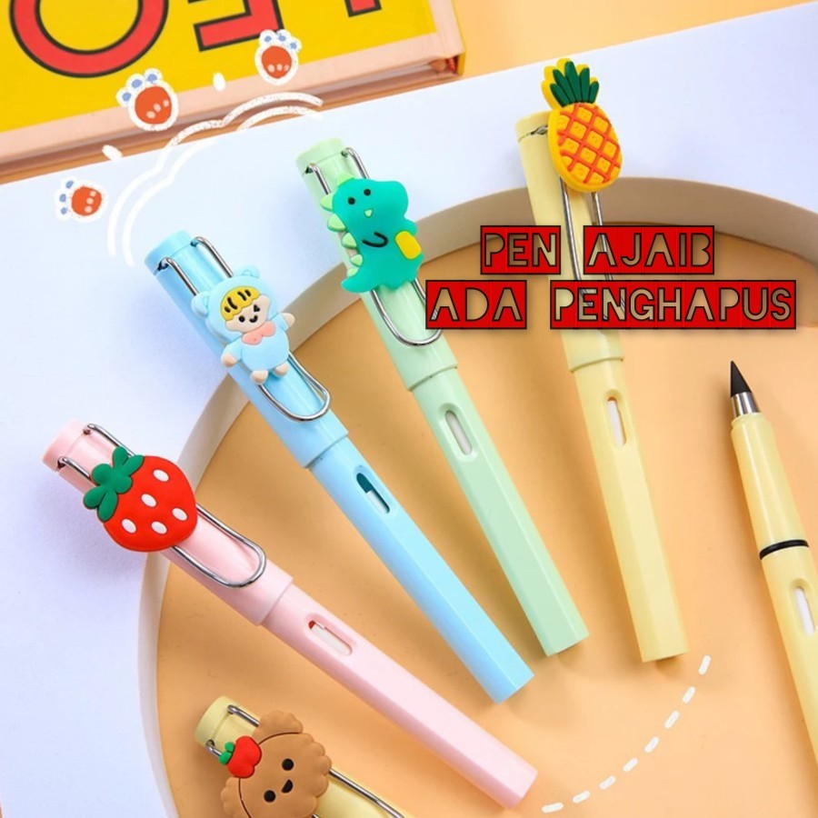 

DY PACK PENSIL AJAIB KARAKTER LUCU/ PENSIL TANPA BATAS DENGAN PENGHAPUS HN-43