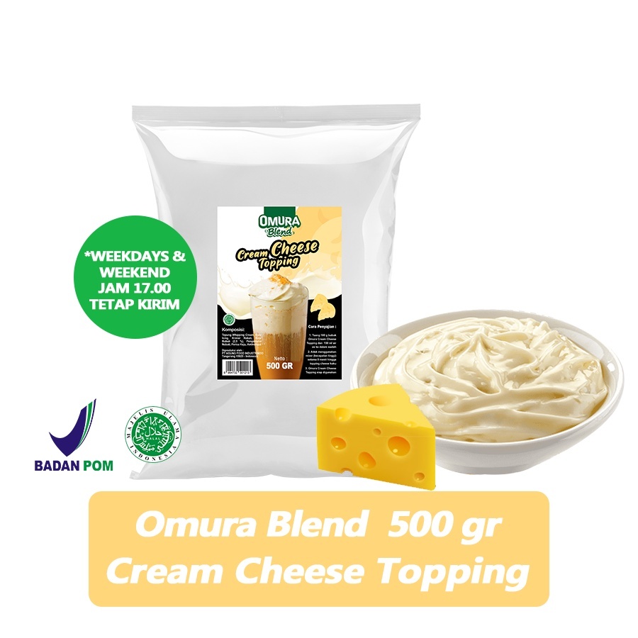 

Bubuk Minuman Premium Cream Cheese Topping 500Gr / Cream Cheese Topping - NUSANTARA POWDER - BLEND