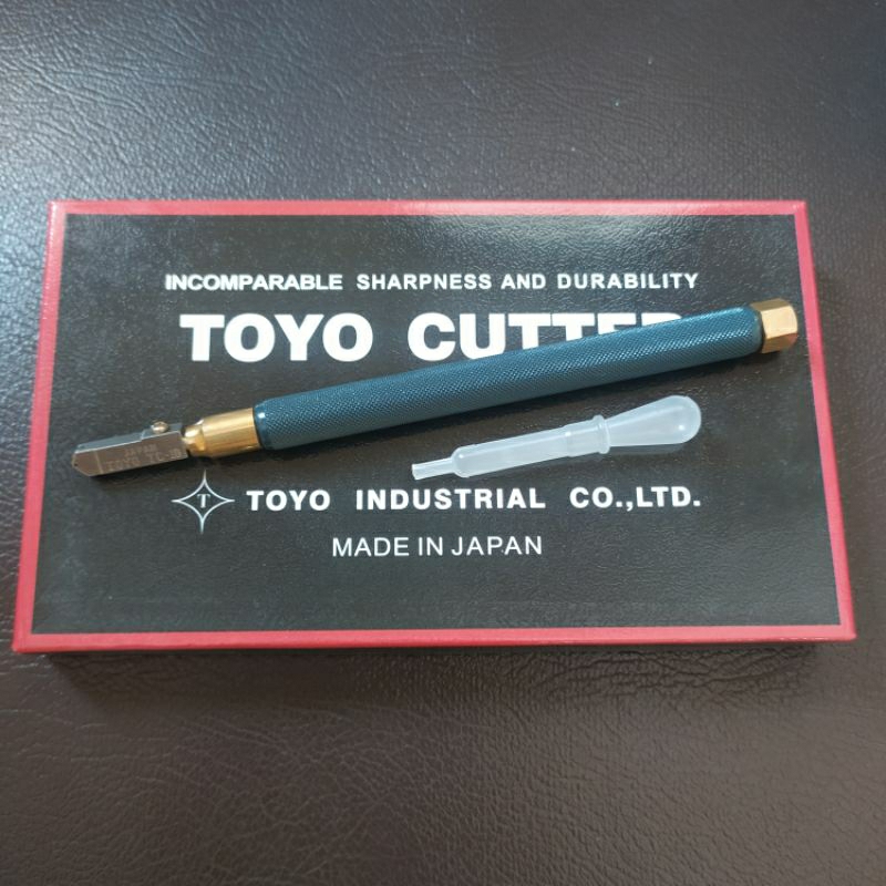 pisau potong kaca original toyo tc 10 asli jepang pisau pemotong kaca alat pemotong kaca alat potong