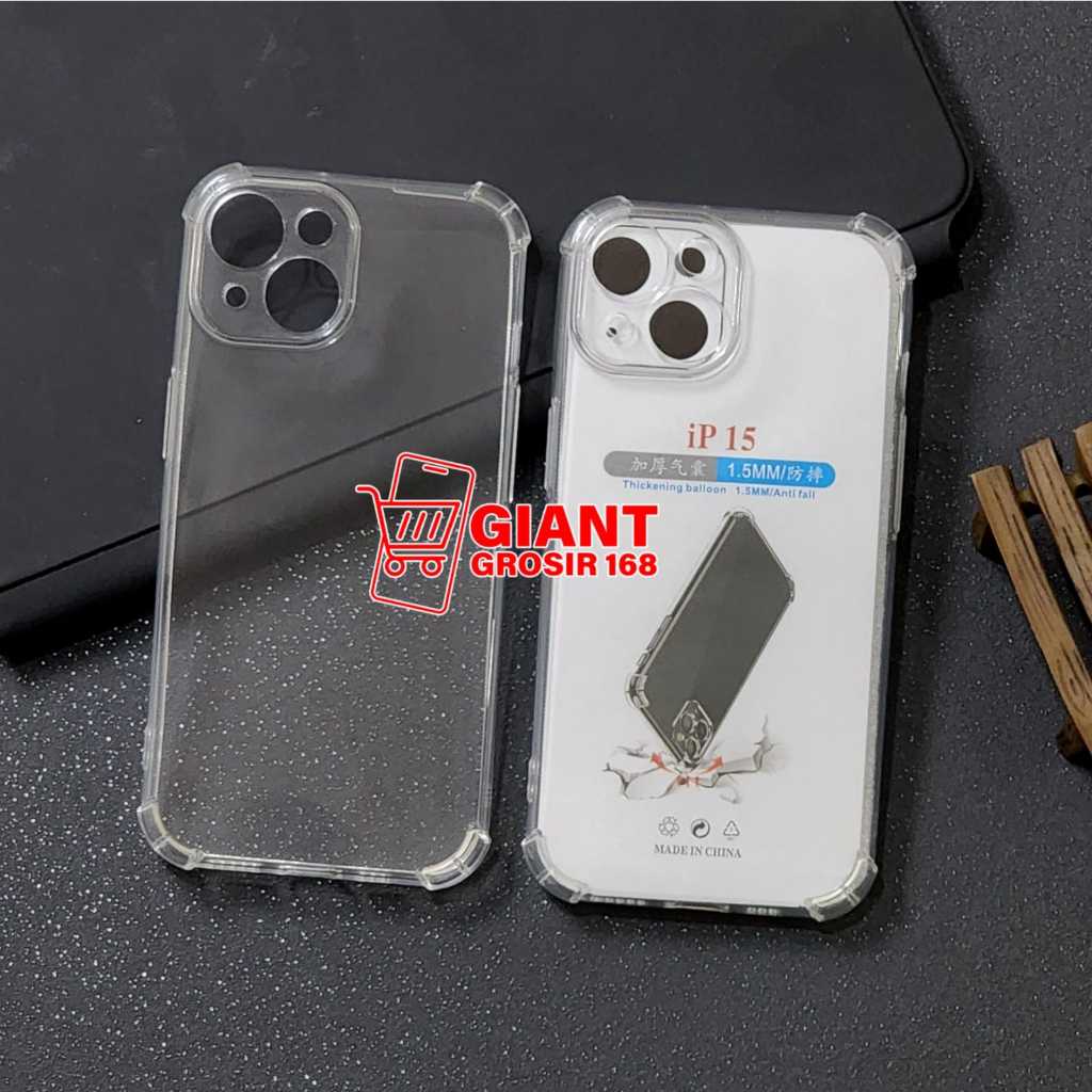 iPhone 15 iPhone 15 Pro iPhone 15 Plus iPhone 15 Pro Max Soft Case Airbag Clear Case Bening iPhone 1