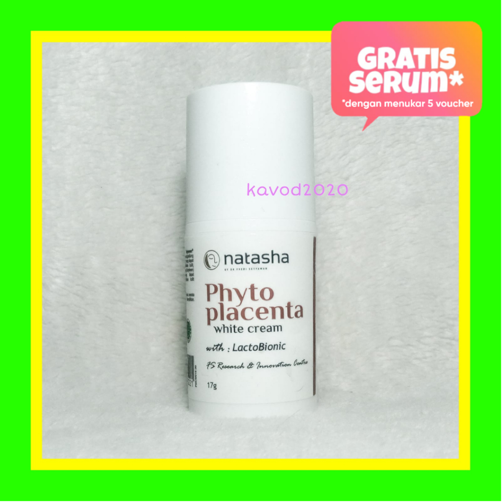 PHYTOPLACENTA17 Natasha Skin Care Phytoplacenta White Serum 17 gram by dr Fredi Setyawan Original Kr