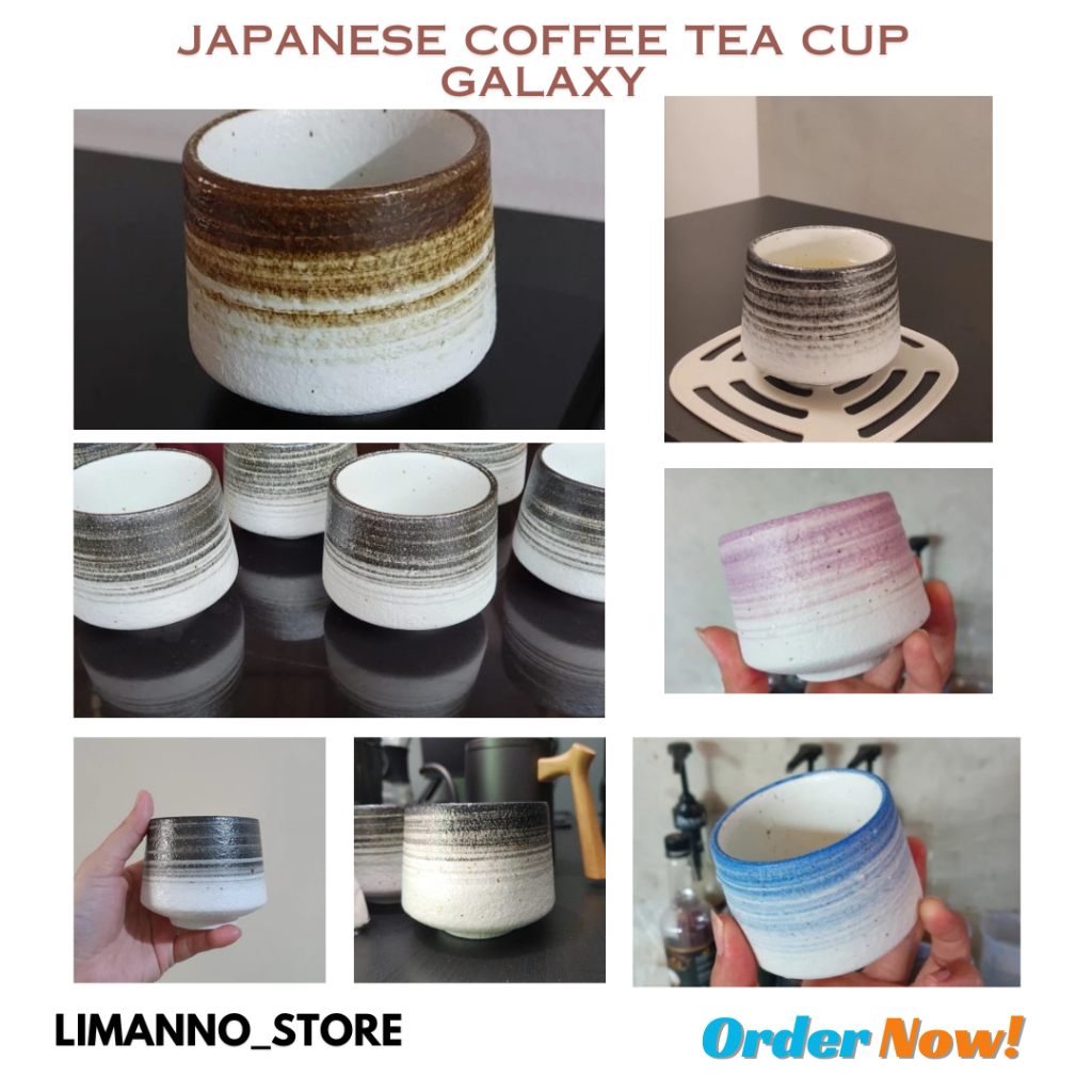 japanese coffee tea cup galaxy 200ml gelas cangkir teh kopi latte art