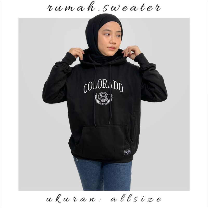 jaket hoodie unisex/hoodie terlaris colorado