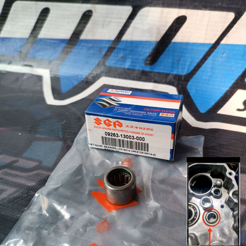 BEARING BAMBU /LAHER TRANSMISI RASIO ARASHI/ SMASH TITAN,NEW, OLD/ SHOGUN 110,125 SP, RR /RK COOL (1