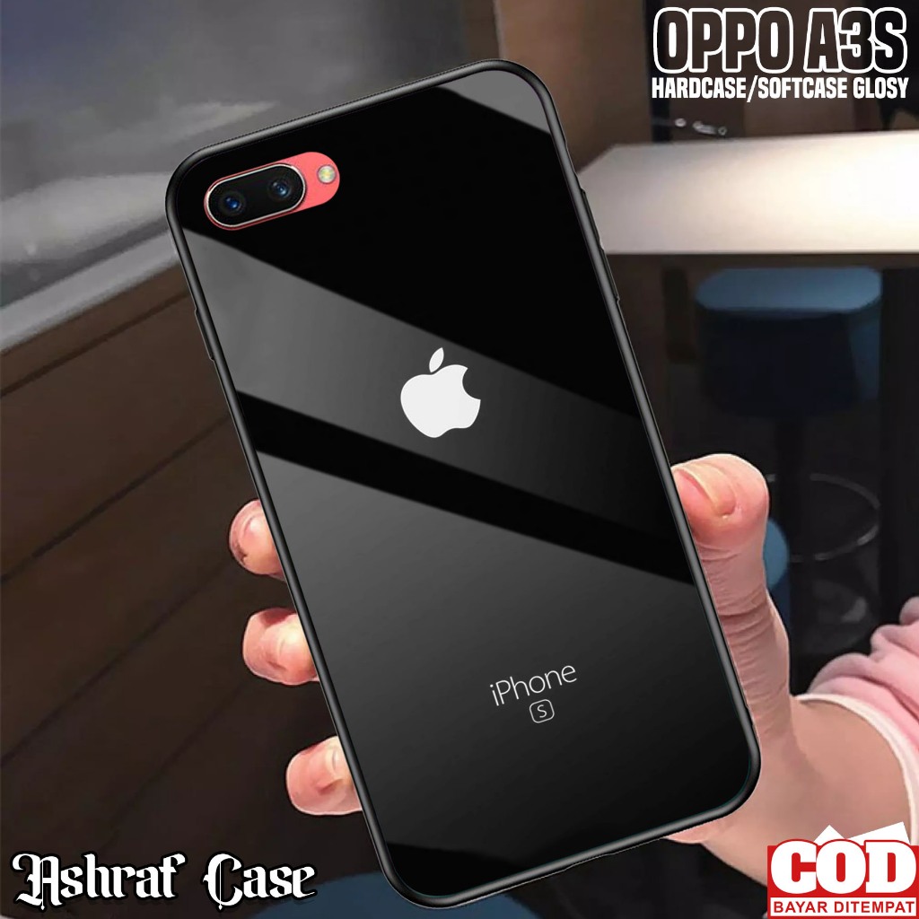 Case Oppo A3S - Casing Hp Oppo A3S ( BRAND ) Kesing Hp Oppo A3S - Silikon Hp Oppo A3S - Softcase Gla