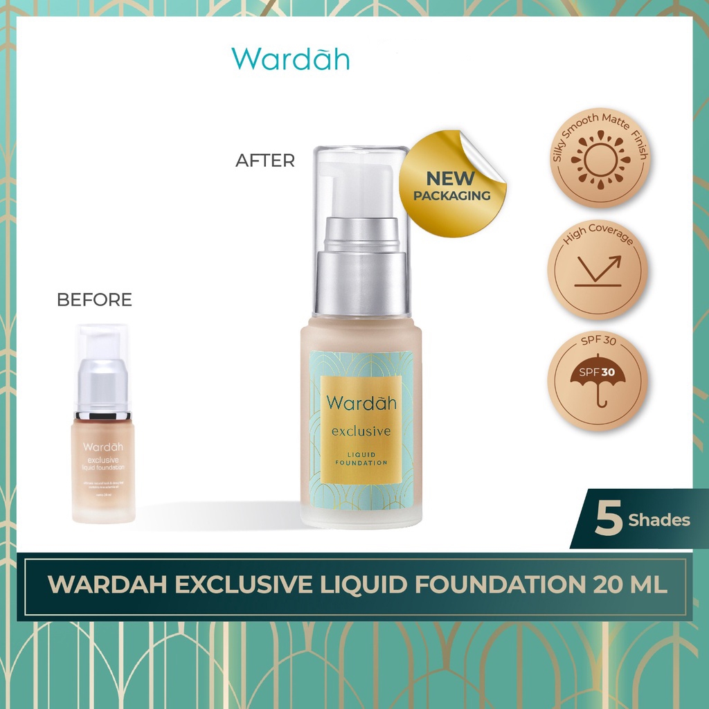 Wardah Exclusive Liquid Foundation /Wardah Liquid Foundation