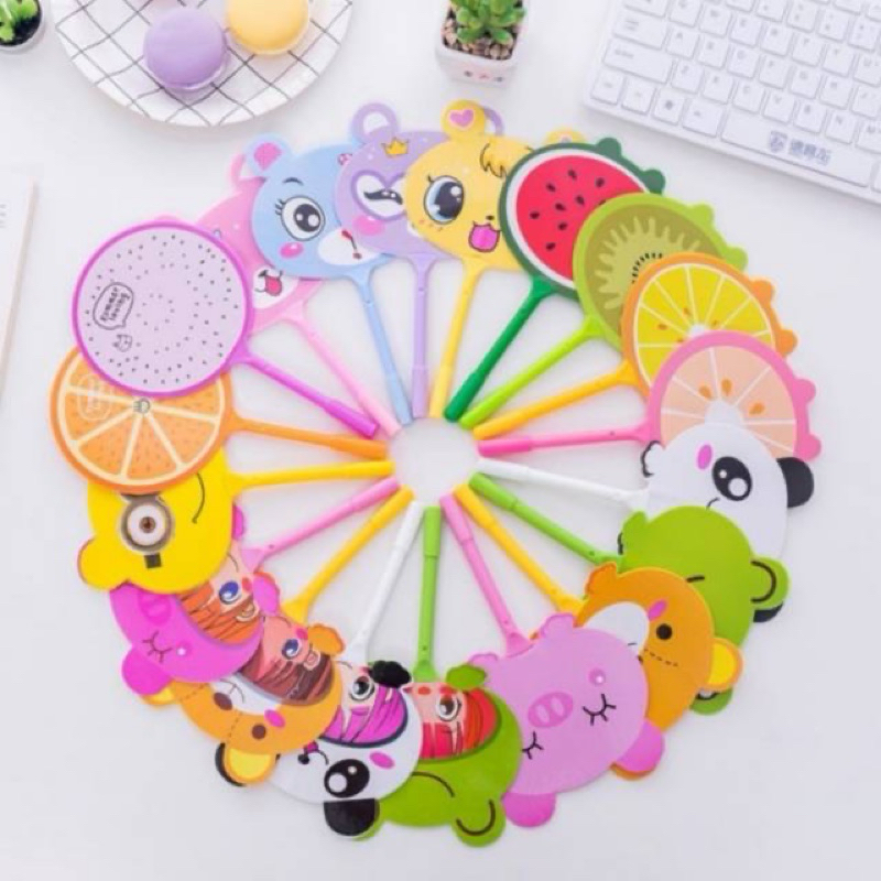 

BALLPOINT (BOLPEN) KIPAS / PENA KIPAS KARAKTER LUCU