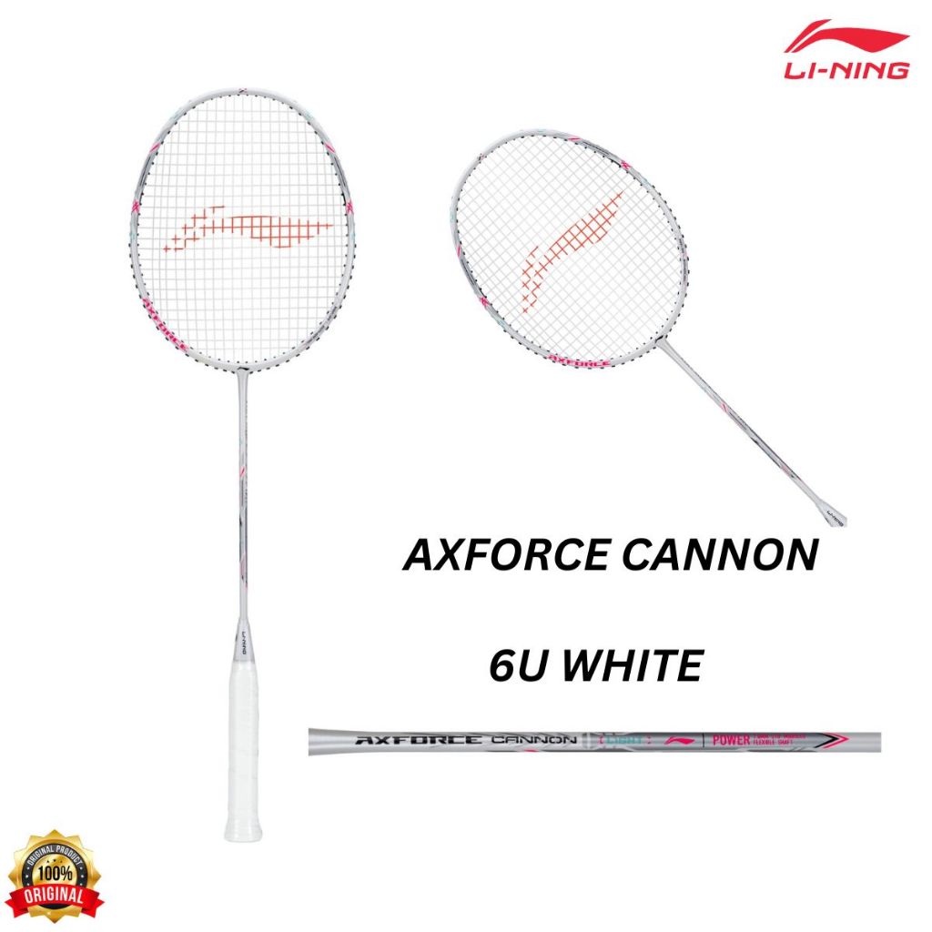 RAKET BADMINTON BULUTANGKIS LINING AXFORCE CANNON 4U 5U 6U ORIGINAL