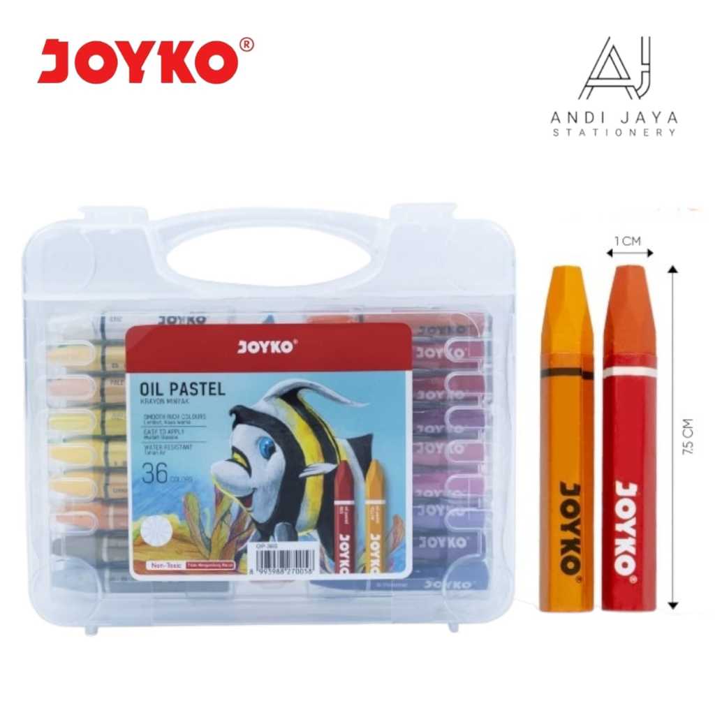

Krayon Joyko / Crayon Joyko 36 Warna OP-36S Oil Pastel