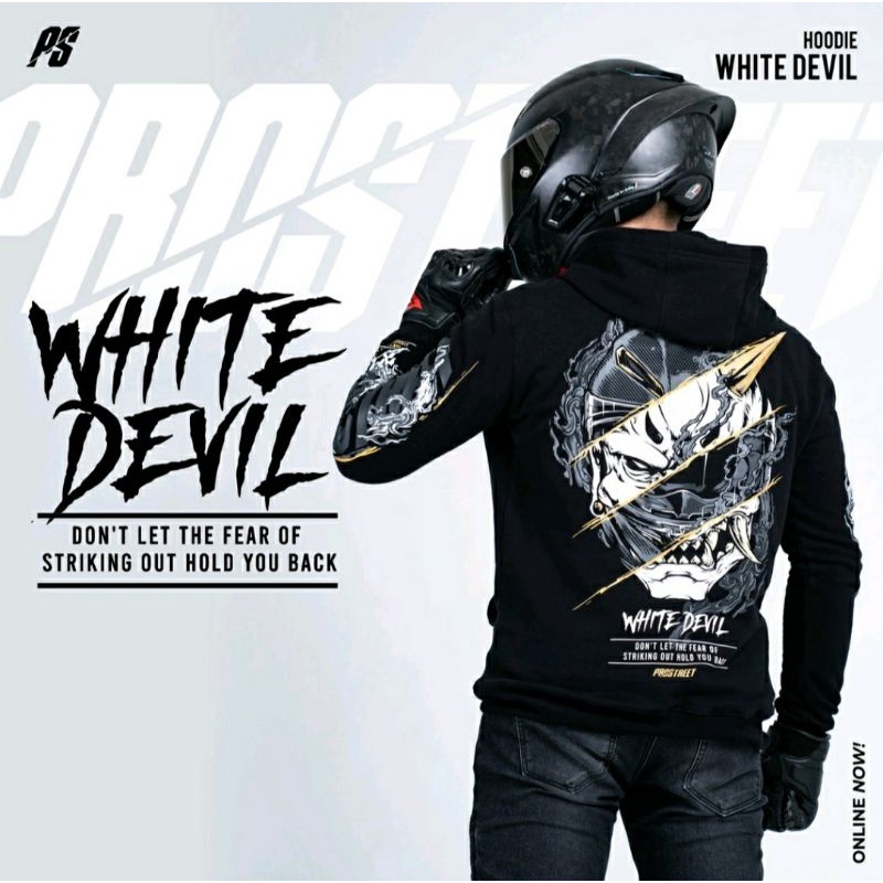 Sweater Hoodie Prostreet White Devil / Sweater Prostreet / Hooodie Prostreet Sunmori