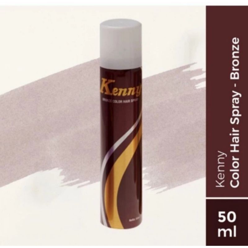 KENNY HAIR SPRAY PEWARNA RAMBUT SEMENTARA WARNA LENGKAP