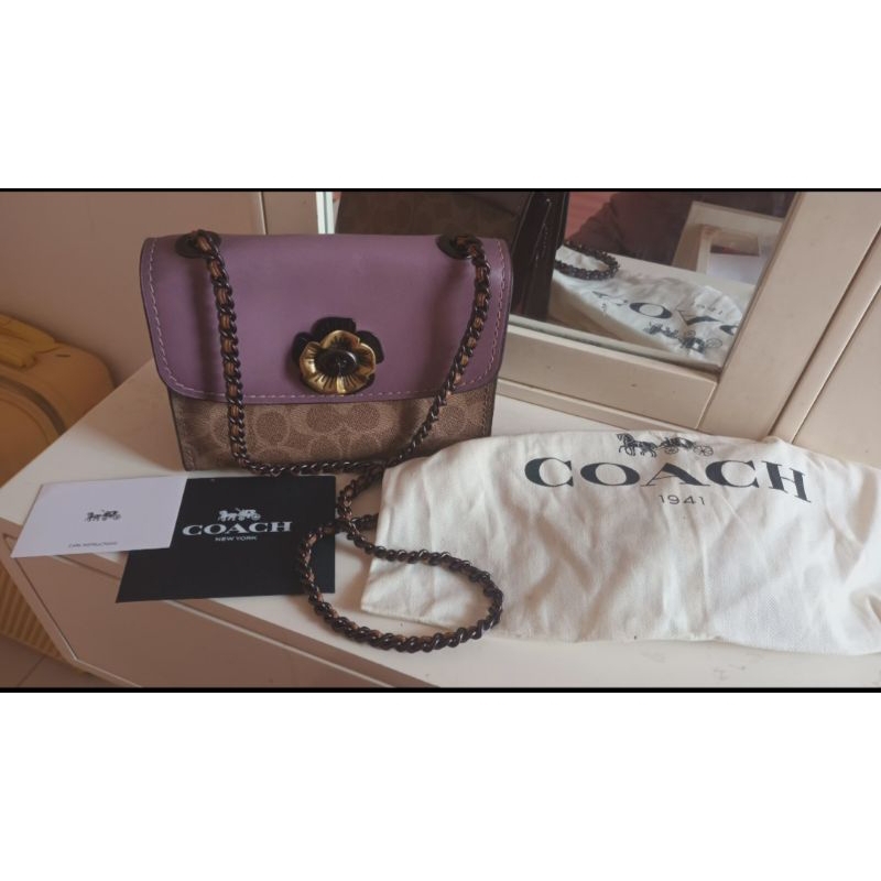 Coach Parker 18 Jasmine second preloved butik indo