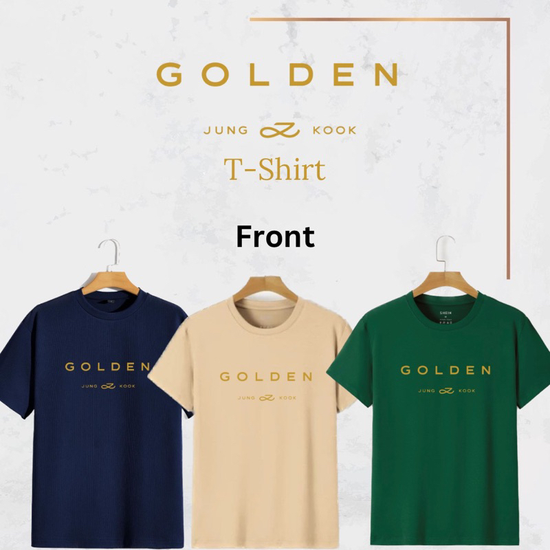 GOLDEN TSHIRT - JUNGKOOK