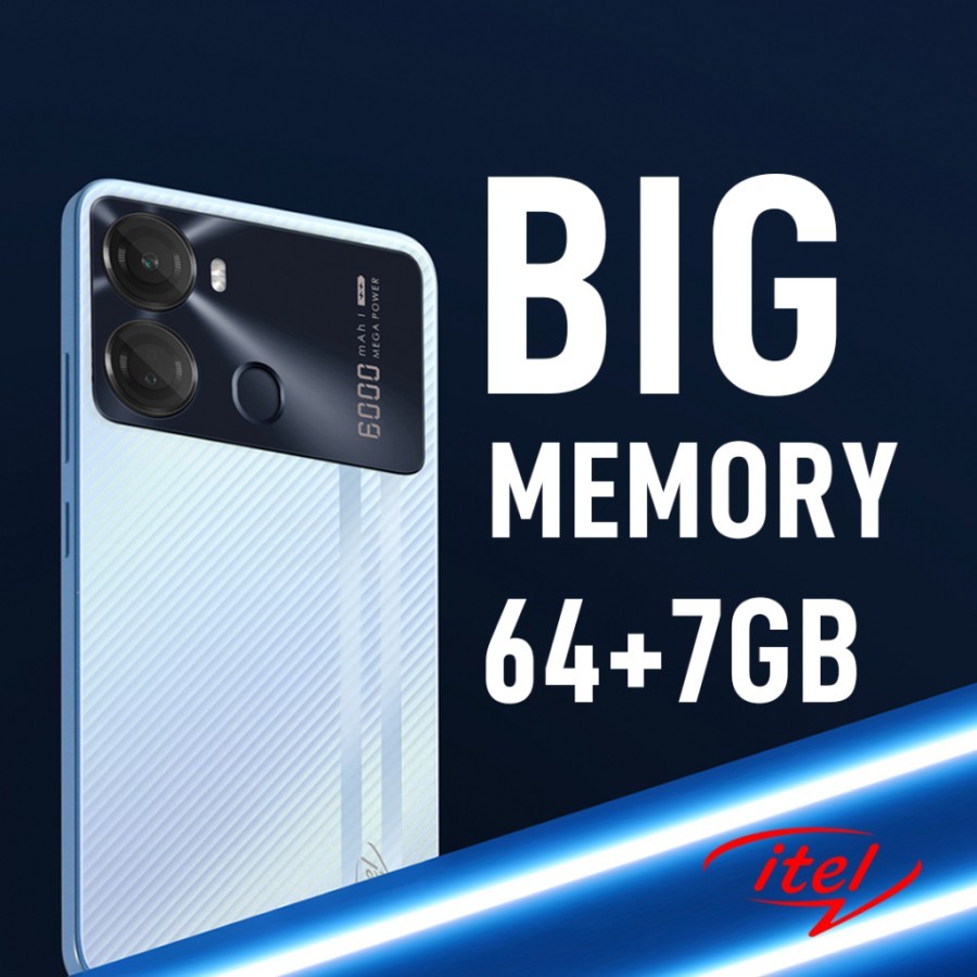 Itel P40 6000mAh RAM 7GB 4+3GB/64GB