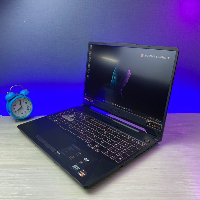 Laptop ASUS Tuff FA506 Ryzen 7-4800H Ram 8GB RTX 3050 WINDOW11 MULUS