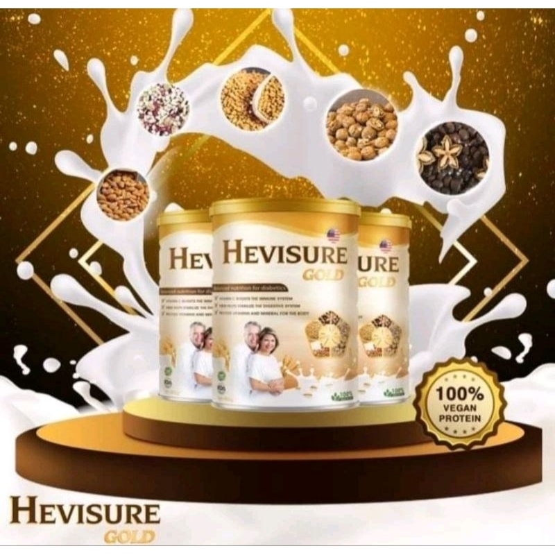 

(ORIGINAL FREE HADIAH) HEVISURE GOLD MILK/SUSU DIABETES/SUSU TULANG