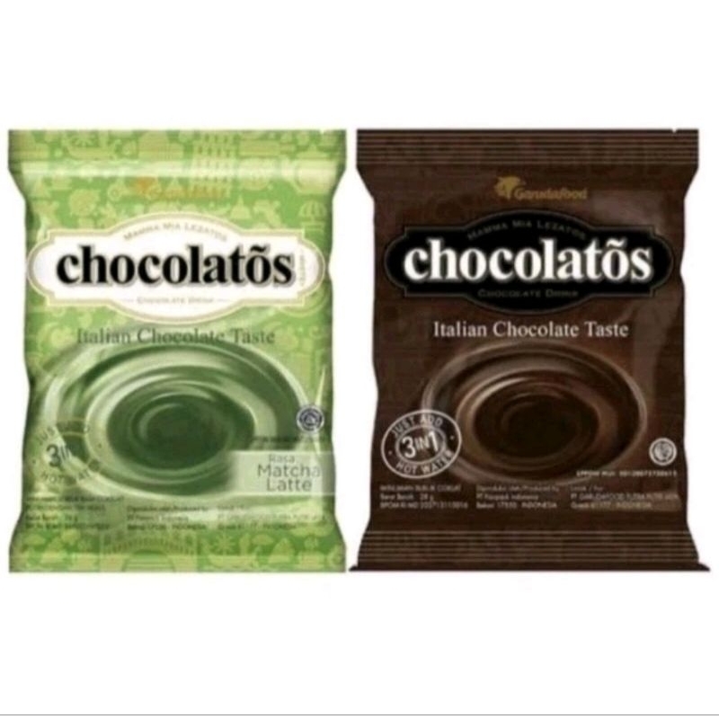 

Chocolatos Drink Coklat/Matcha isi 10 Sachet x 28gr