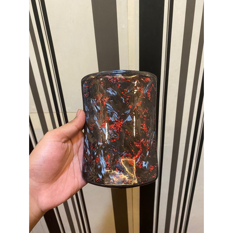 COVER TANGKI NMAX NEW CARBON FORGED KEVLAR