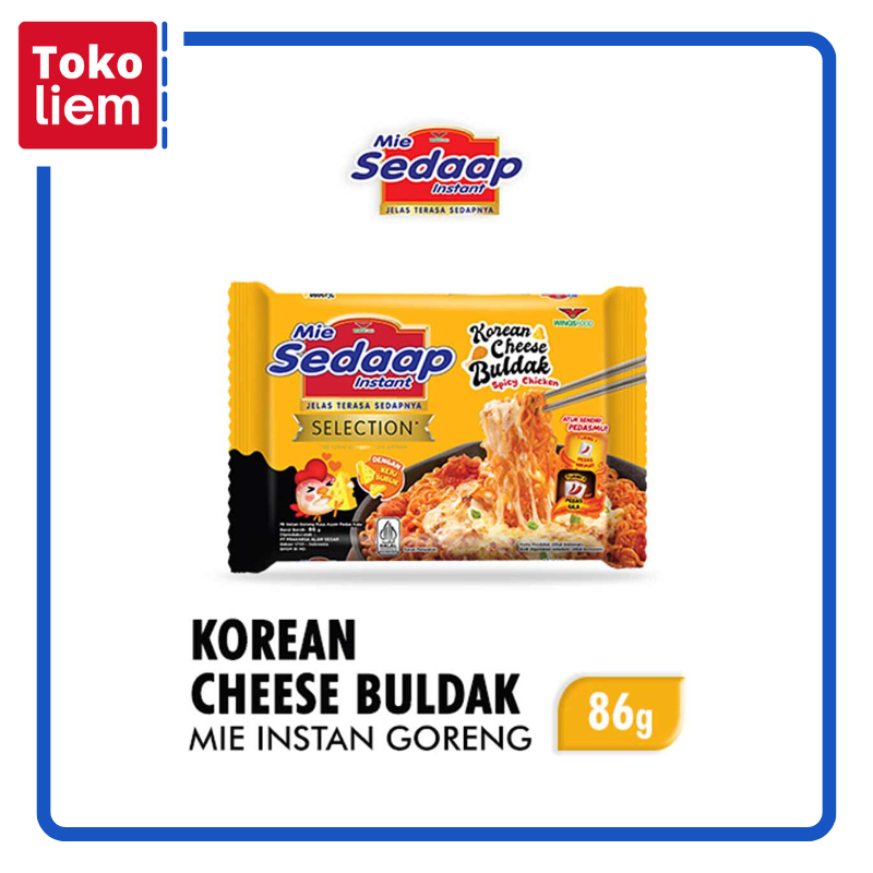 

Sedaap Mie Mie Instant Goreng Korean Cheese Buldak 86G