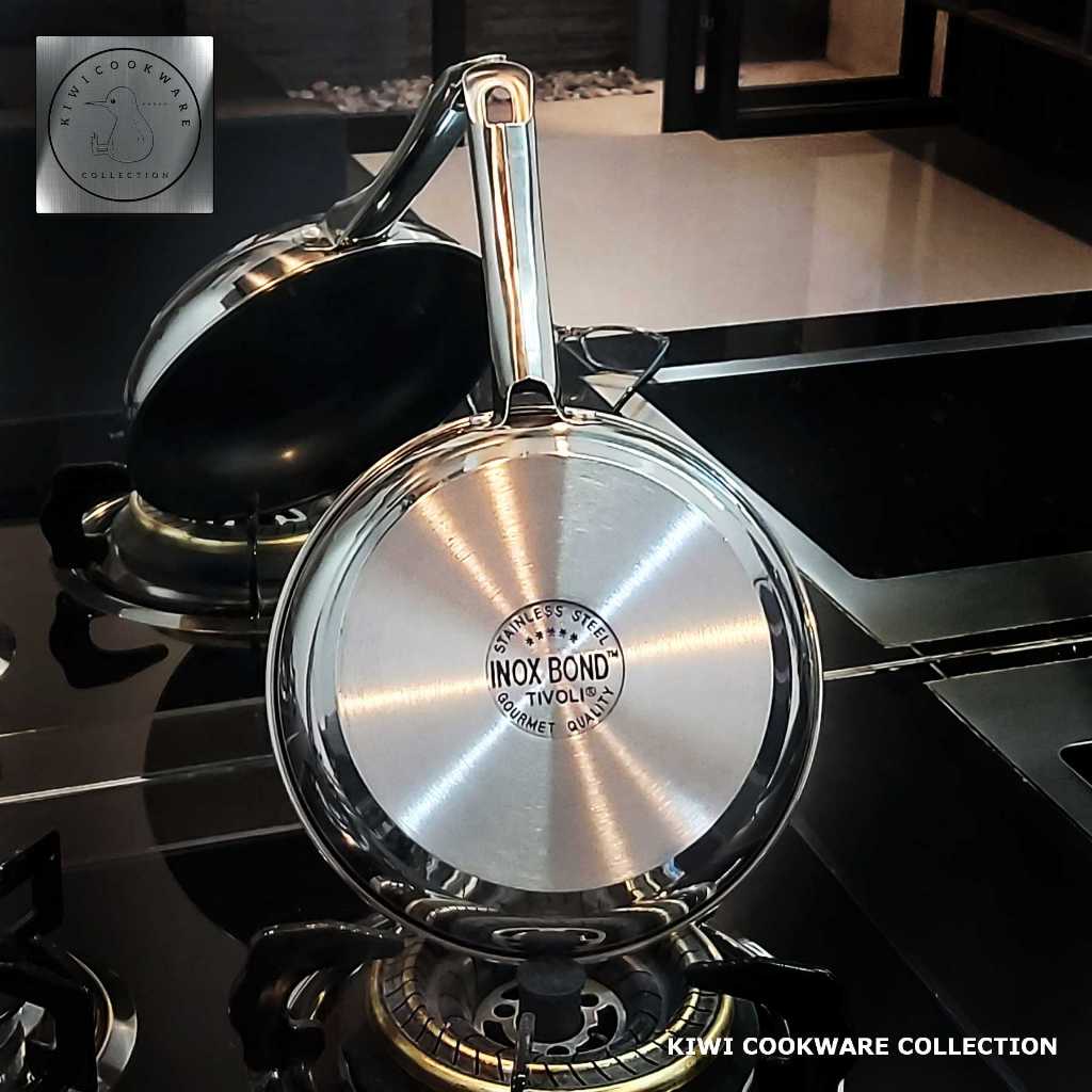 [Minor] Super Premium Fry Pan 20cm Wajan Penggorengan Teflon Stainless Steel Ex Brand Tivoli Premium