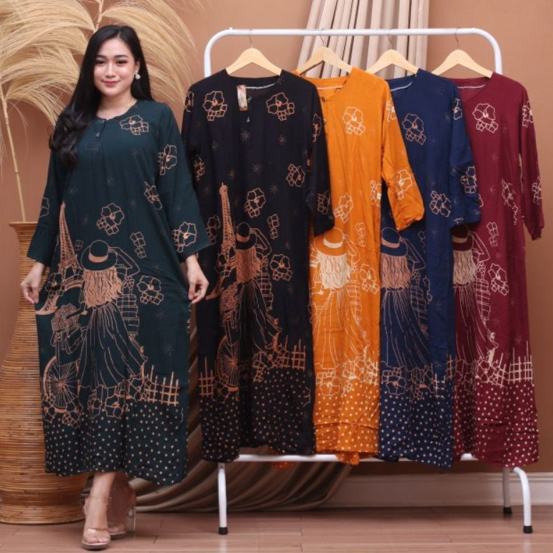 Banting Harga LONGDRESS CABUTAN BUSUI LD 110 DASTER BATIK LENGAN PANJANG KANCING DEPAN BUSUI LONG DR