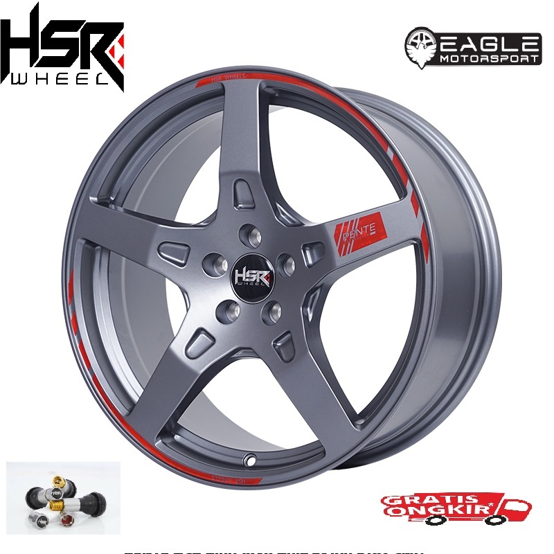 HSR SUPER SALE VELG MOBIL NEW AVANZA ALTIS SIENTA RING18 PCD 5X100 HSR PENTE