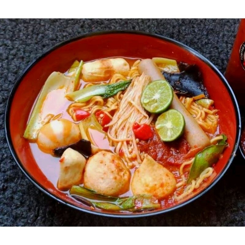 

Sukiyaki Tomyam seafood instan Halal Tanpa Sayur 250 Gram