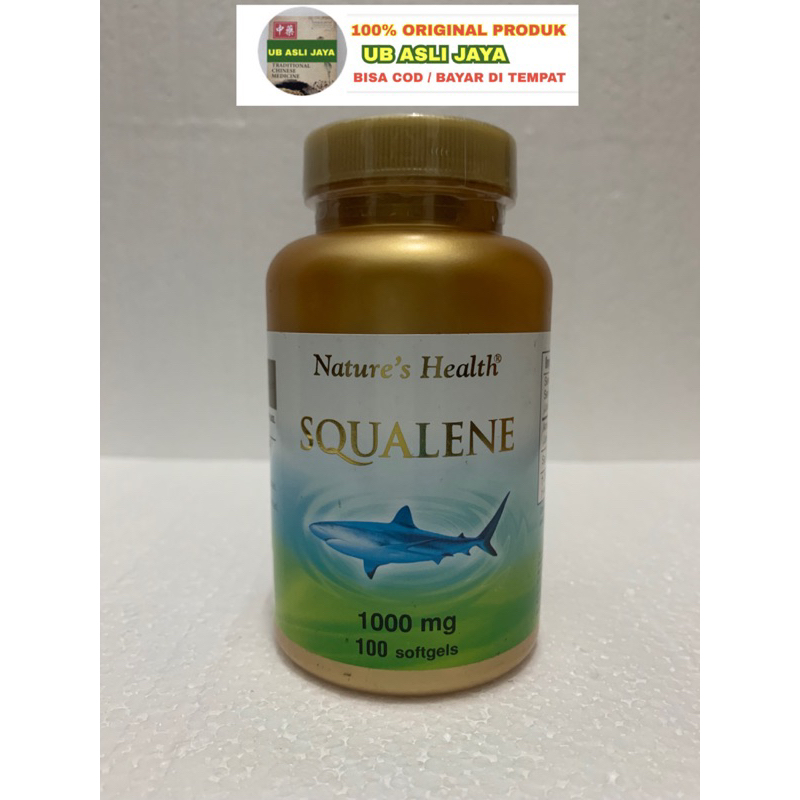 Natures health Squalene 100 softgels 1000mg