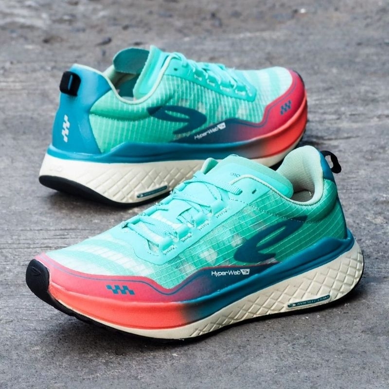 910 NINETEN ULTRA EKIDEN 1.0 HIJAU AURORA MERAH