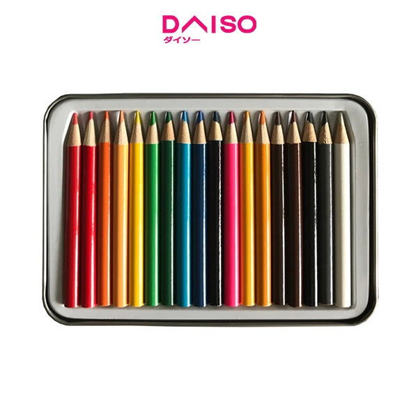 

Daiso Colored Pencil -Mini - 18 Colors-