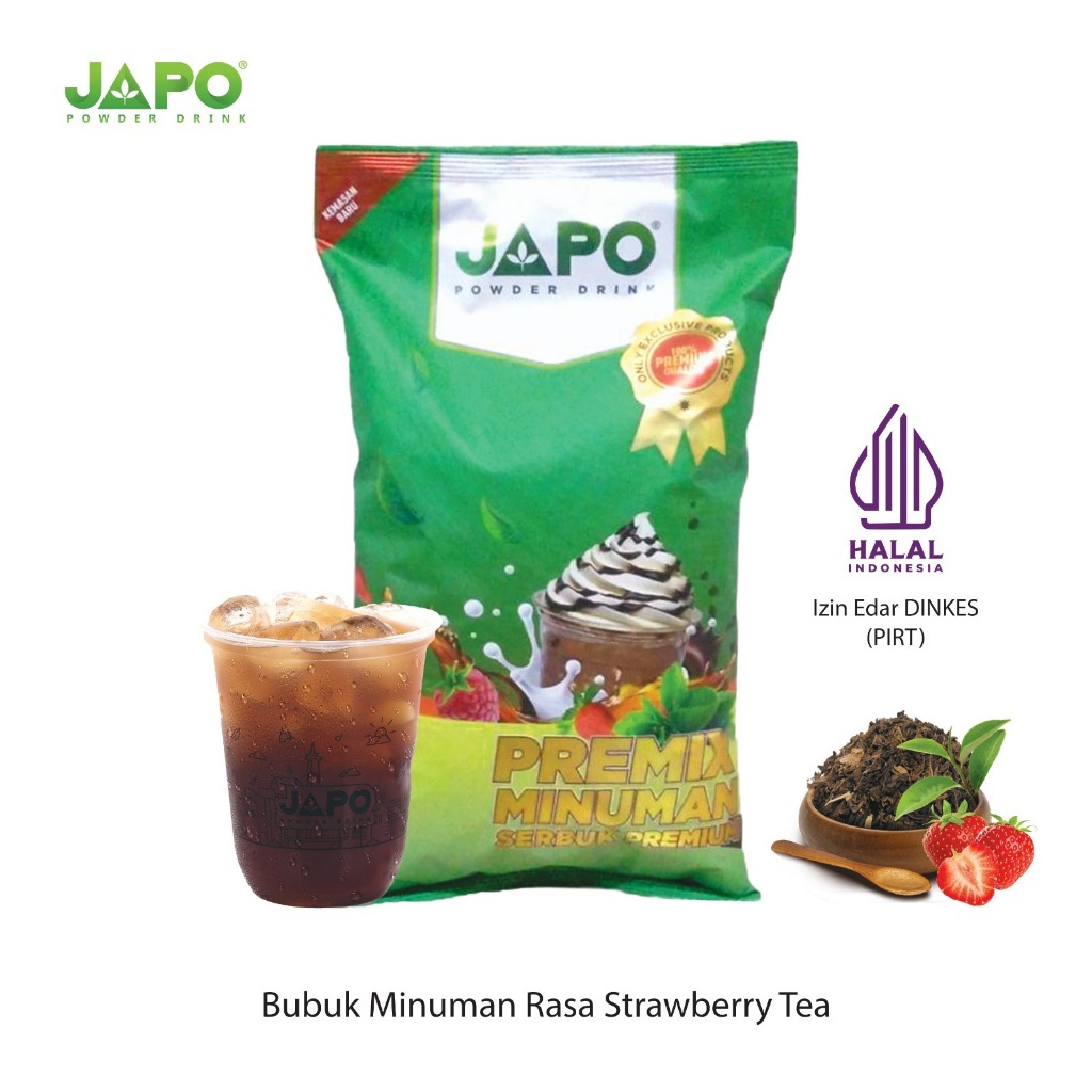 

Bubuk Minuman Powder Rasa Strawberry Tea 1 kg