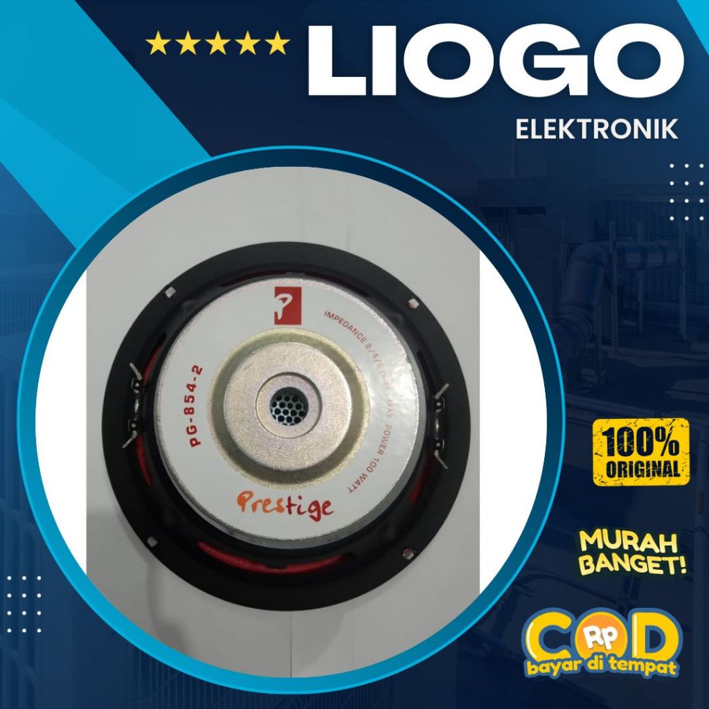 Speaker Subwoofer 8 Inch Prestige PG 854 2 Double Coil