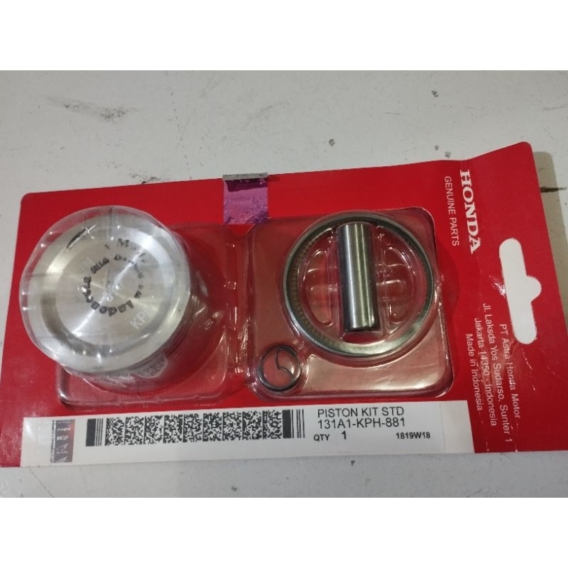 PISTON KIT SET RING SEHER PEN KARISMA OS UKURAN STANDAR