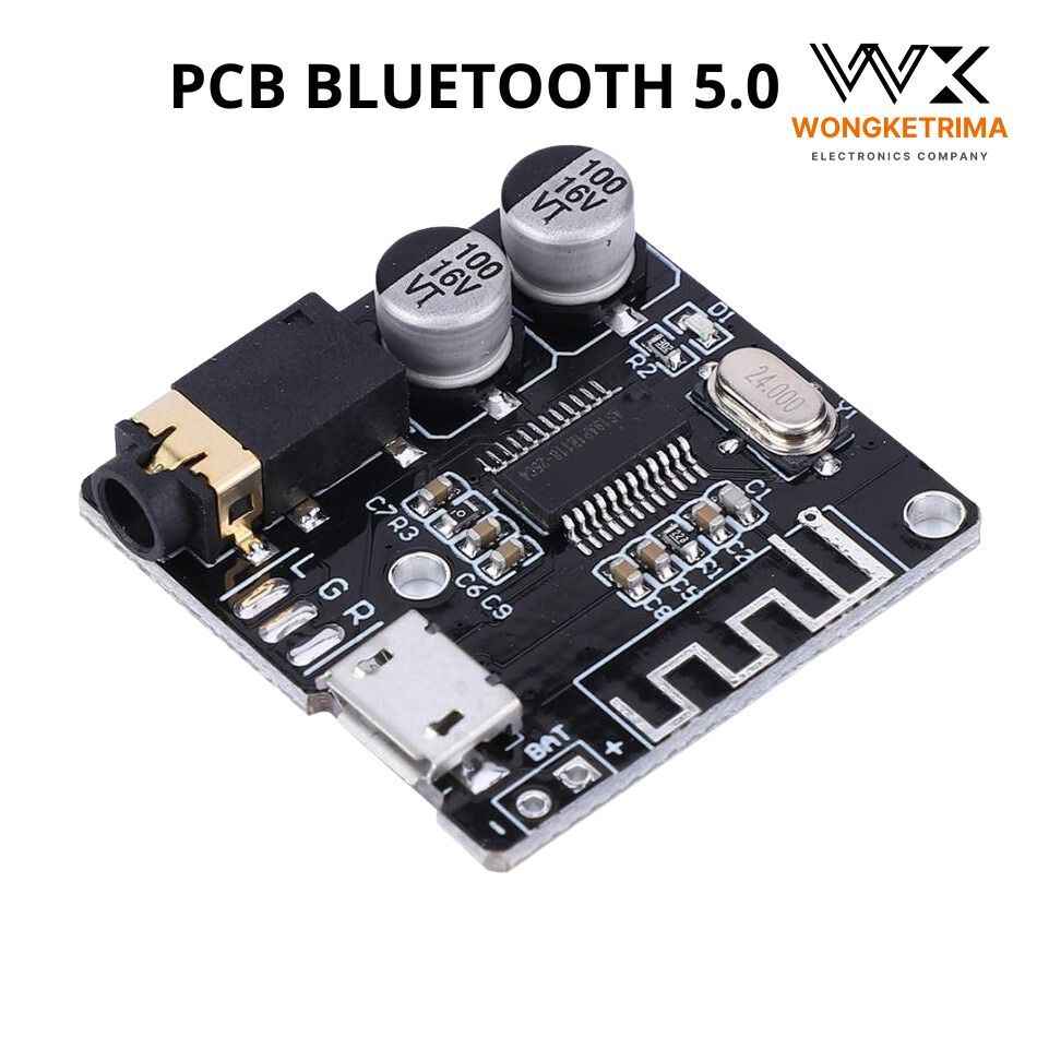 PCB BLUETOOTH 5.0 KIT BLUETOOTH HITAM STEREO