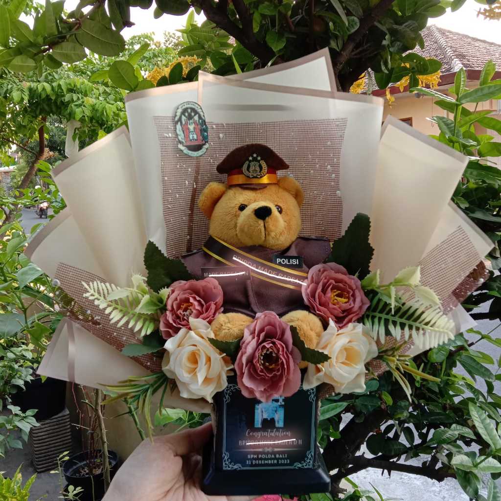 Buket Piala Profesi / Buket Polisi Polwan / Buket Kenaikan Pangkat AKPOL