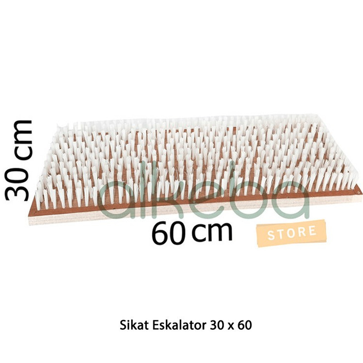 Sikat Eskalator Sapu Pembersih Tangga Otomatis Ukuran 60 dan 90