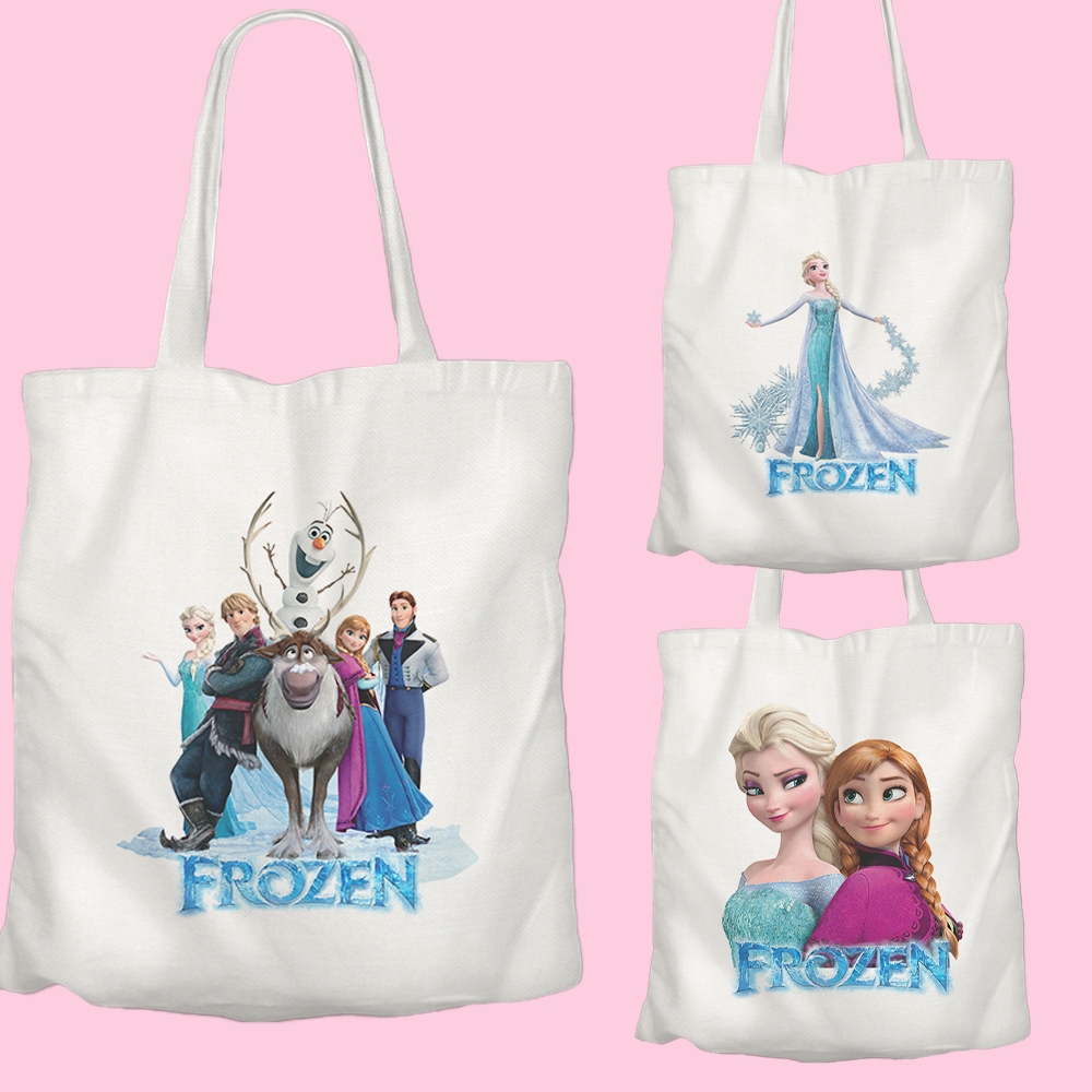

Tas Ultah Anak Tas Ultah Goodie Bag Totebag Anak Termurah Custom Frozen