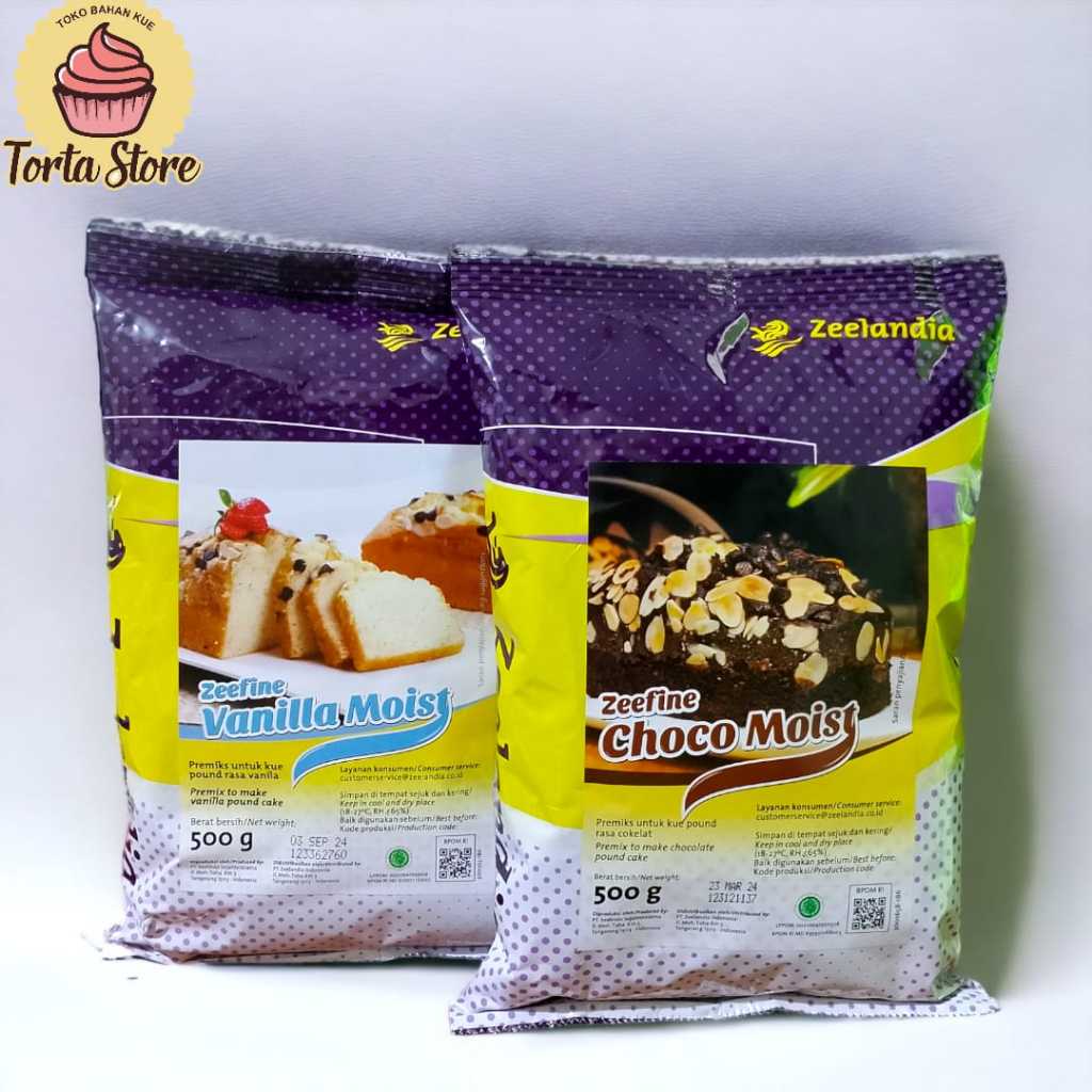 

Zeelandia Choco Moist dan Vanilla Moist 500gr