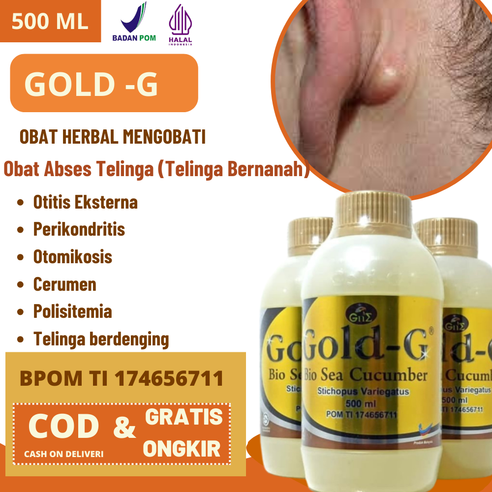 (Bayar COD) Obat Abses Telinga, Telinga Tersumbat, Budeg, Gatal, Telinga Bernanah, Telinga Berair da
