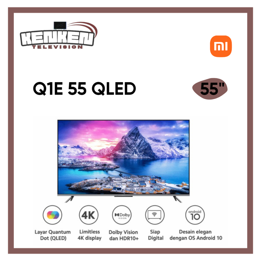 XIAOMI 55 Inch 4K QLED Android TV Q1E