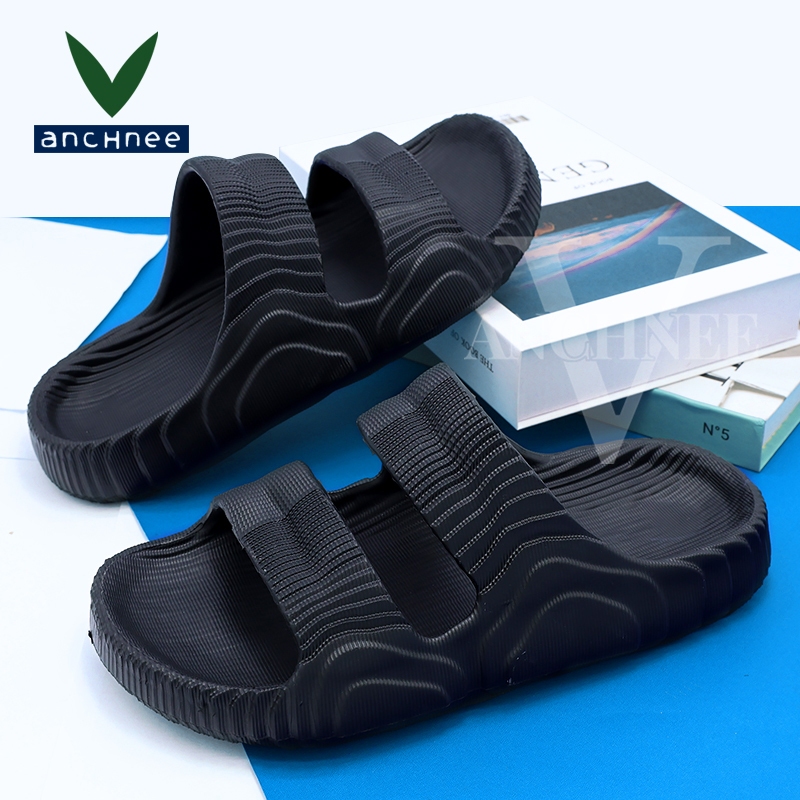 VANCHNEE Sandal Platform Pria Sandal Slide Pria Sol Lembut Tinggic Crocs Pria Sendal Flat Selop Wanita