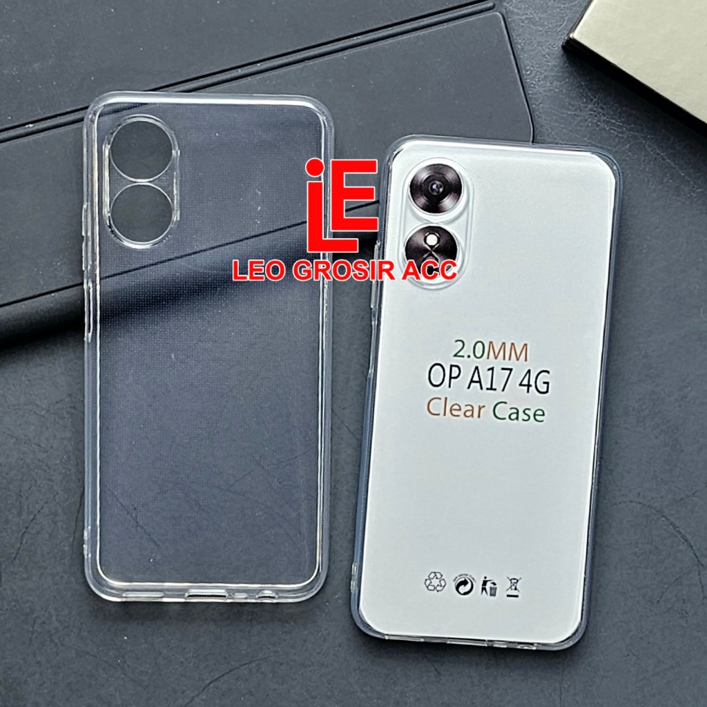 CASE BENING OPPO A17 OPPO A17K CASE CLEAR HD 2.0MM OPPO A17 OPPO A17K