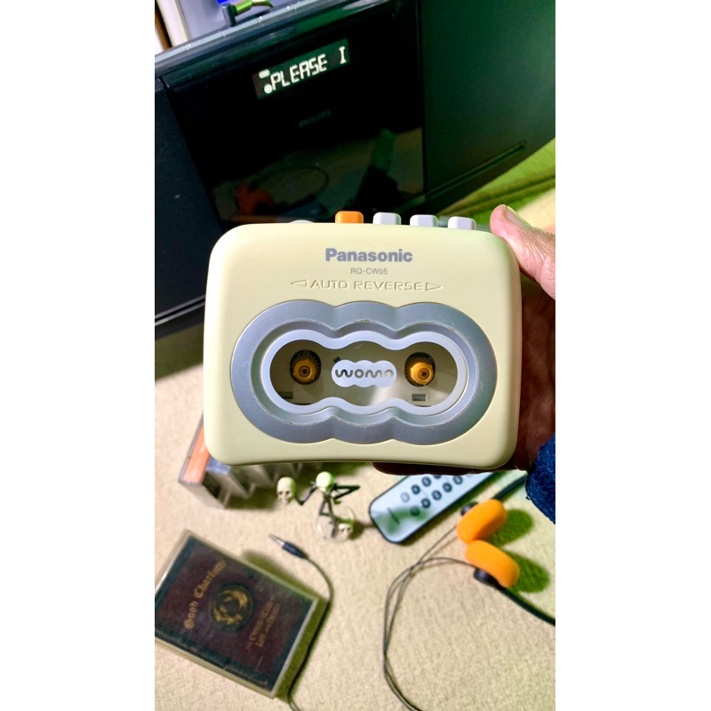 Stereo cassette player panasonic womo RQ-CW 05 creme